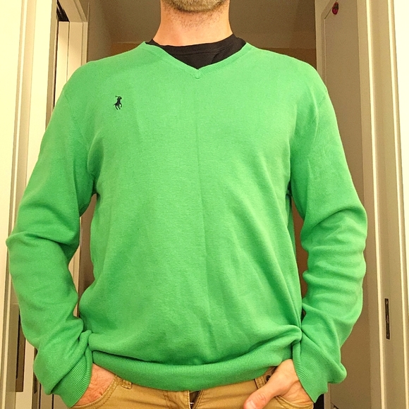 Polo Ralph Lauren Pima cotton sweater men's large - Picture 2 of 4